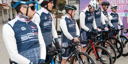 Gebze’den Çanakkale’ye pedal çevirecek bisikletliler yola çıktı