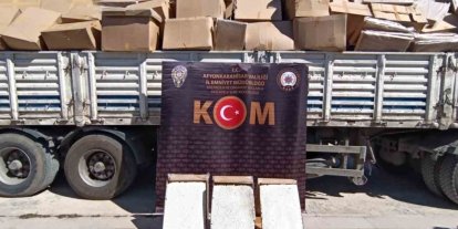 Polis piyasa değeri yaklaşık 8 milyon TL olan makaron ele geçirdi