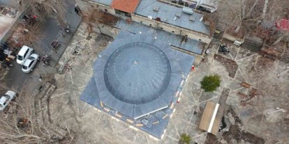 Depremde hasar alan Mevlevihane Cami yeniden ibadete açıldı