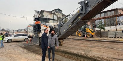 Başiskele’de üstyapı çalışmaları sürüyor