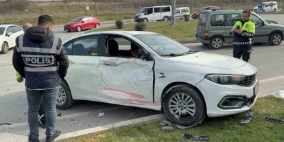 Samsun’da otobüs ile otomobil kavşakta çarpıştı: 9 yaralı