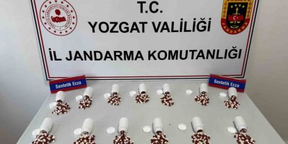Yozgat’ta toplam 745 adet sentetik ecza hap ele geçirildi