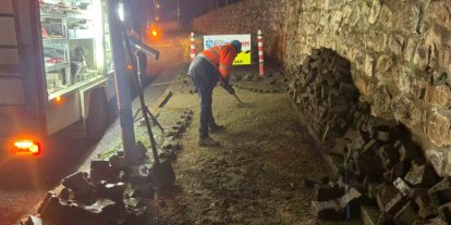 Şehir uyurken ekipler sahada