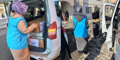 TDV Kars Kadın Kollarından İhtiyaç Sahiplerine Yardım