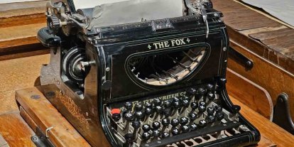 Tarihi daktilo Kent Müzesi’nde geçmişe ışık tutuyor