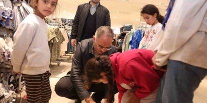 Eyyübiye’de yetim çocuklar bayramlık heyecanı yaşadı