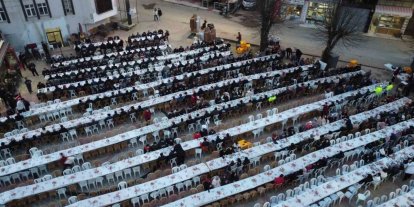 Ordu’da bin 500 kişi iftar sofrasında buluştu