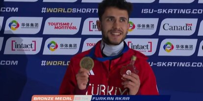 Furkan Akar’dan tarihi madalya