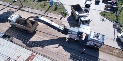 Sanayi sitesinin 10 yıllık yol sorunu bitiyor