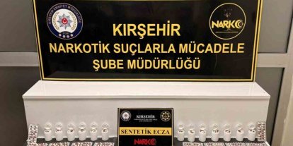 Kırşehir’de polis, bin 387 adet uyuşturucu madde ele geçirdi