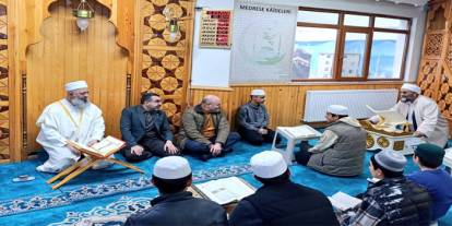 AK Parti Kars Milletvekili Adem Çalkın’dan Kur’an kursuna ziyaret