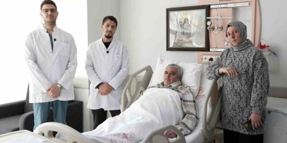 Malatya’da 20 santimetrelik kitle kapalı yöntemle çıkarıldı