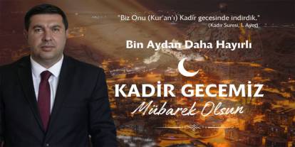 Kars TSO Başkanı Bozan’dan Kadir Gecesi mesajı