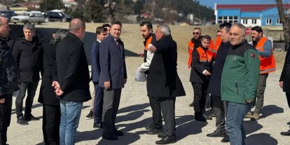 Ayancık’ta kavşak çalışmaları