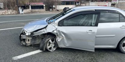 Elazığ’da trafik kazası: 1 yaralı