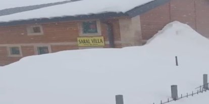 Bayburt’ta Kılıçkaya Yaylası kar altında kaldı