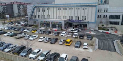 Battalgazi Devlet Hastanesi otoparkı yenilendi