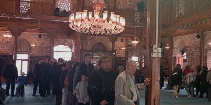 Beypazarı’nda Sakal-ı Şerif tarihi camide ziyarete açıldı