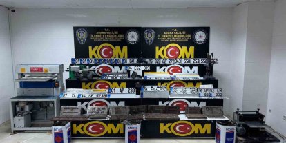 Merdiven altı plaka basım atölyelerine baskın: 4 tutuklama