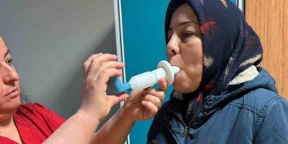 Nazilli’de vatandaşlara solunum testi yapıldı