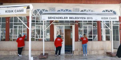 Şehzadeler Belediyesinden camilerde temizlik seferberliği