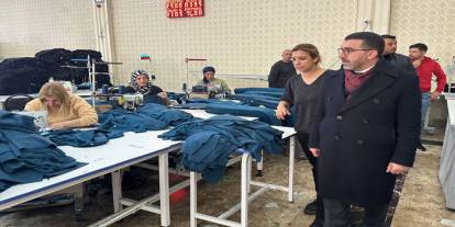 AK Parti Kars  Milletvekili Adem Çalkın’dan Tekstil Atölyesine Ziyaret