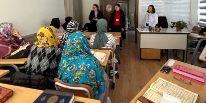 Kursiyerlere sağlık eğitimi verildi