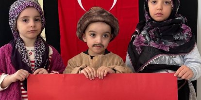 Minik yüreklerde 18 Mart ruhu canlandı