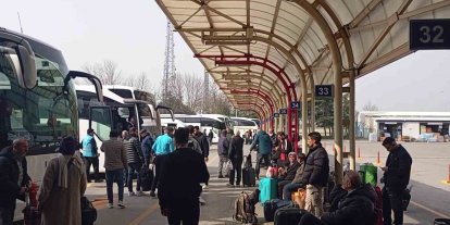 Bursa Şehirlerarası Otobüs Terminali’nde bayram yoğunluğu başladı