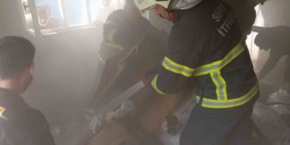 Siirt’te ev yangını