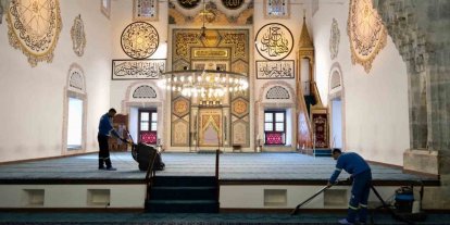 Yıldırım’da camilere bayram temizliği