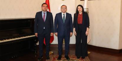 Kars Valisi Ziya Polat’tan Göç İdaresi Yetkililerine Kabul