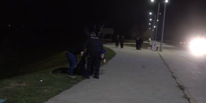 Bafra’da alkollü kadın ekipleri alarma geçirdi