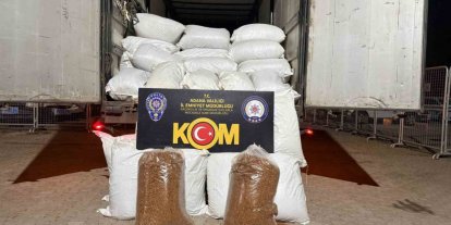 Adana’da 3 ton kaçak tütün ele geçirildi