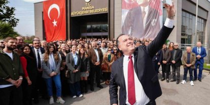 Başkan Dutlulu, Büyükşehir ve MASKİ personeliyle bayramlaştı