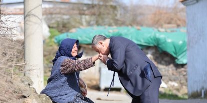 Başkan Balaban Yuntdağı’nda vatandaşlarla bayramlaştı