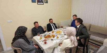 Bilecik protokolü şehit ve gazi aileleriyle iftarda buluştu