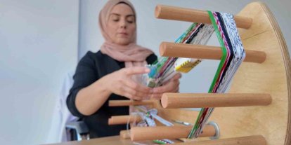 Siirt Olgunlaşma  Enstitüsünden "Filistin" temalı kolye çalışması