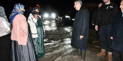 Milletvekili Arslan Tatar Kasrik’teki sel bölgesinde incelemelerde bulundu