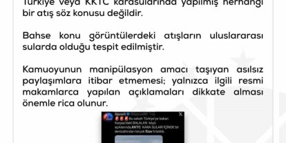 DMM’den "KKTC’de denizaltından füze fırlatıldı" iddiasına yalanlama