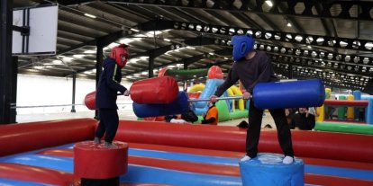 Kartepe’de çocuklar bayram etkinlikleriyle doyasıya eğlendi