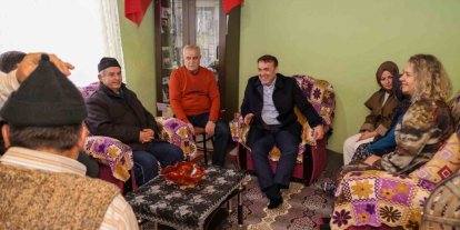 Vali Sözer’den şehit ailesine bayram ziyareti