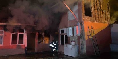 Çorum’da gecekondu yangını