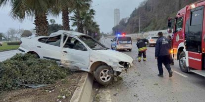 Alkolden işlem yapılan sürücü yeniden direksiyona geçip kaza yaptı: 4 yaralı