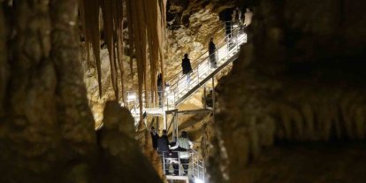 Gümüşhane’nin yer altı sarayı kapılarını ziyaretçilerine açtı