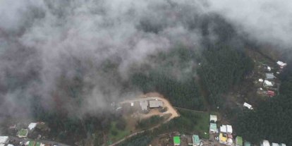 Uludağ’dan inen sis Bursa’yı sardı