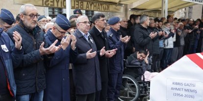 Kıbrıs Gazisi Ahmet Memiş son yolculuğuna uğurlandı