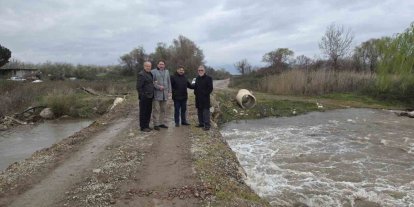 Kuruyan dere coştu, İznik Gölü’ne umut oldu