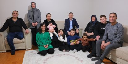 Bayburt’ta şehit ve gazi ailelerine bayram ziyareti