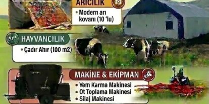 Sinoplu çiftçiye yüzde 70 hibe desteği